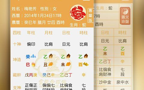 八字排盤哪個是子女宮