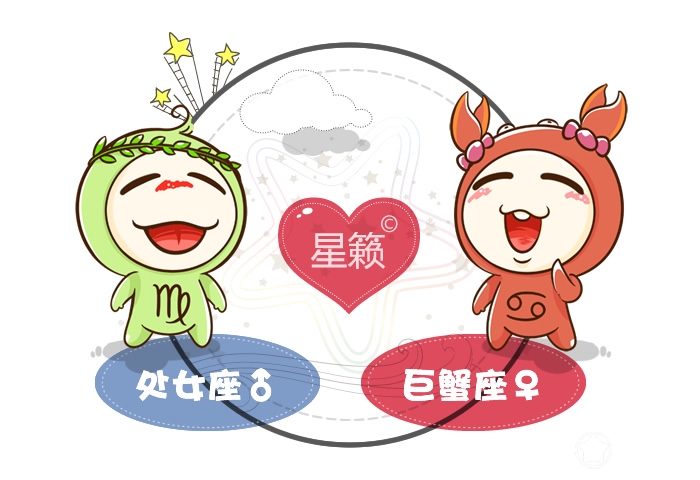 處女座和巨蟹座配對指數