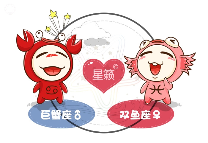 巨蟹座和雙魚座配對指數