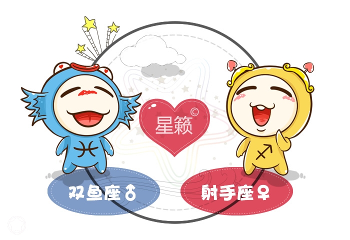 雙魚座和射手座配對指數